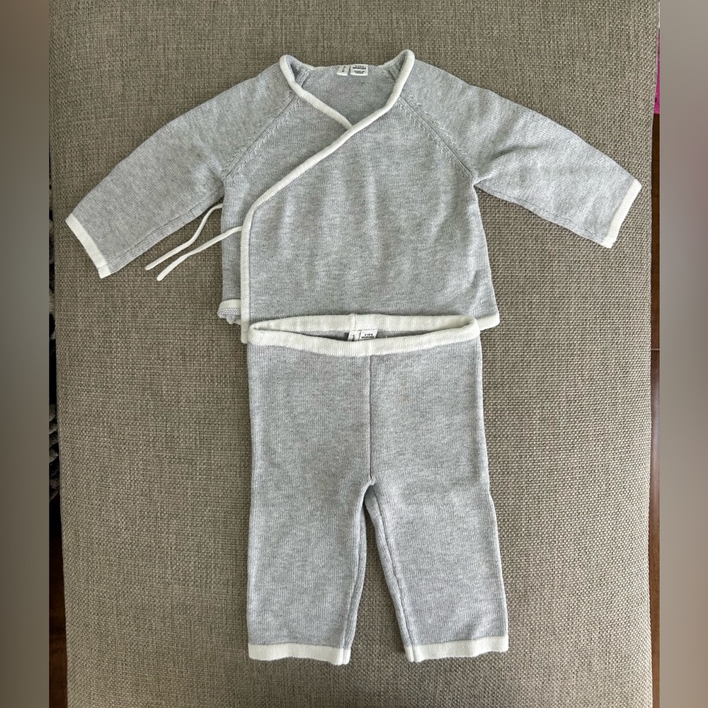Janie and Jack baby kimono set.